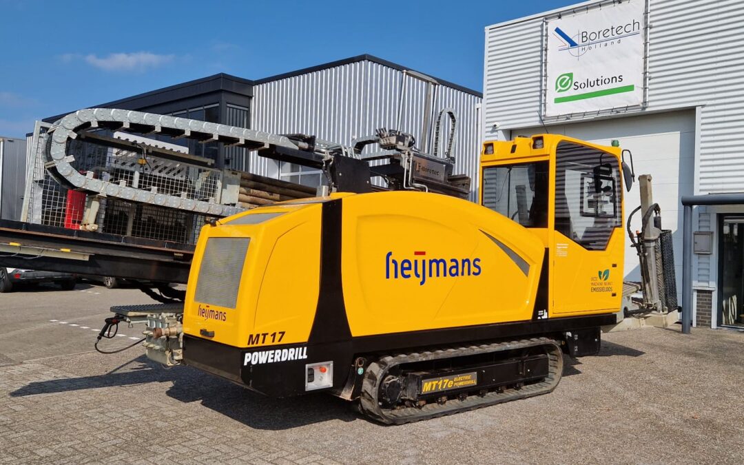 AT-Boretec MT17 van Heijmans onlangs omgebouwd naar elektrische variant